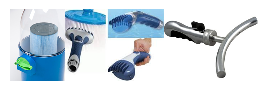Produits et accessoires d'entretien de filtre de spa et petite piscine